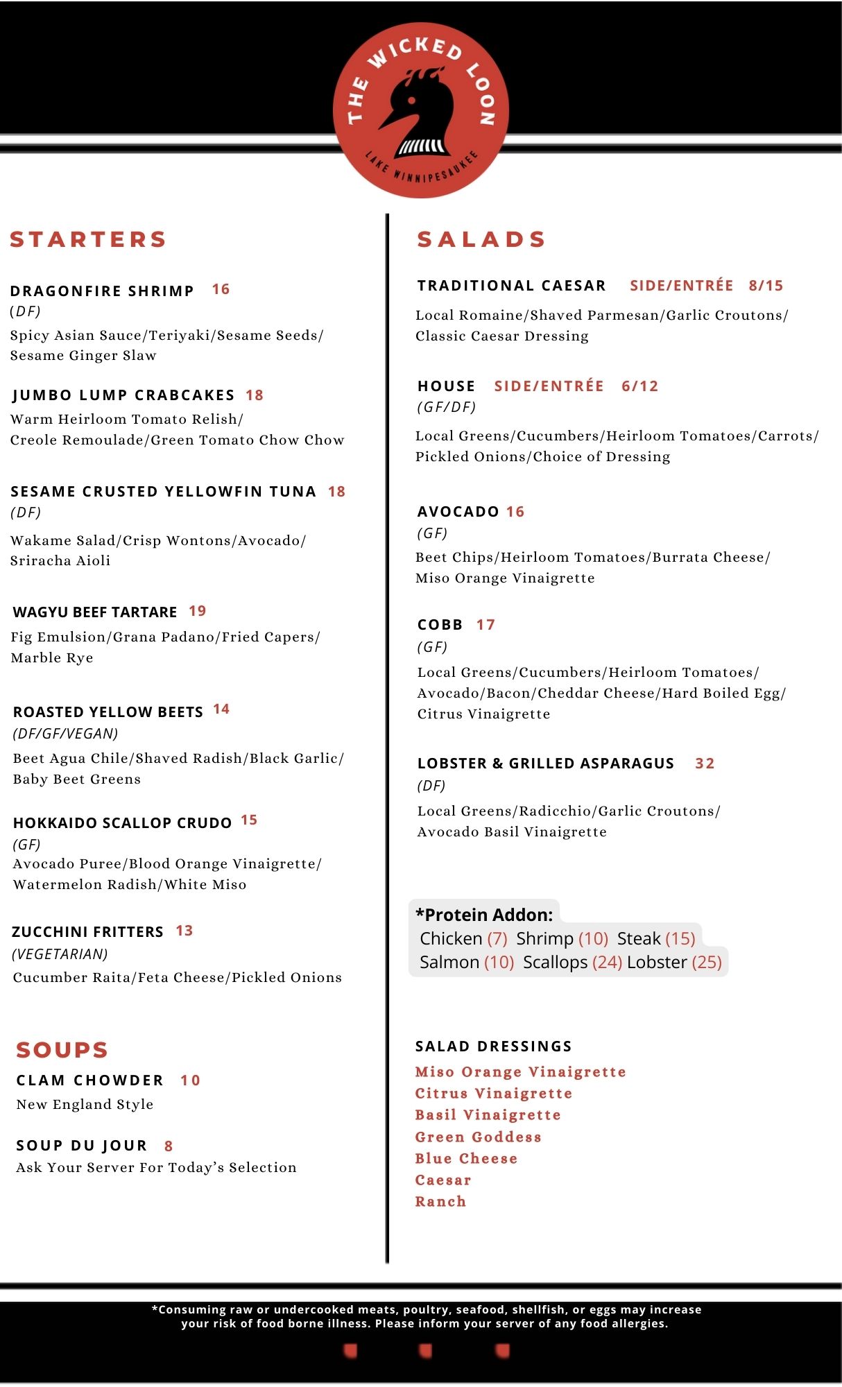 Dinner Menu pg1